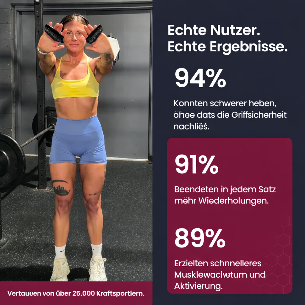 Gym Grip PRO - Schluss mit schmerzenden Händen
