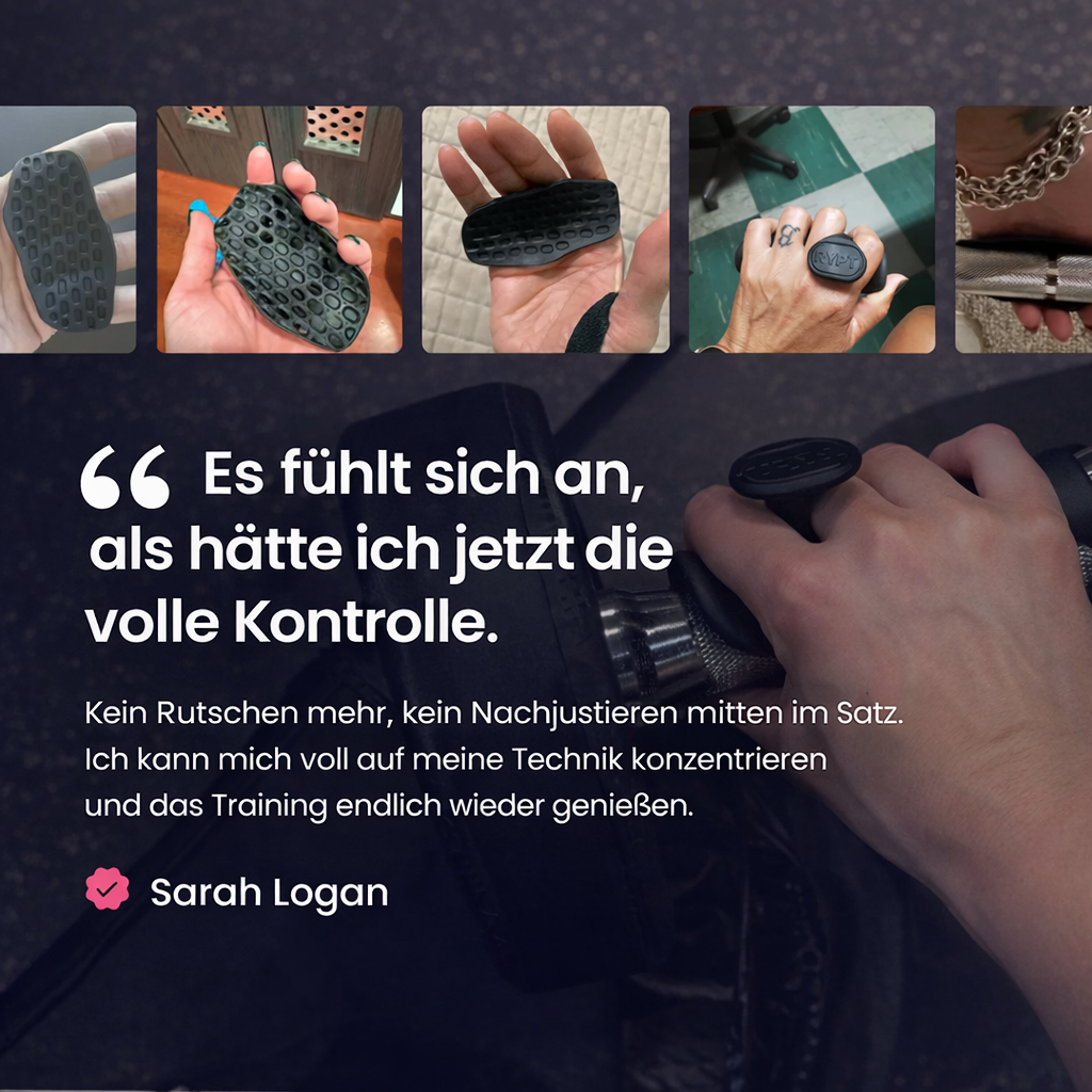Gym Grip PRO - Schluss mit schmerzenden Händen