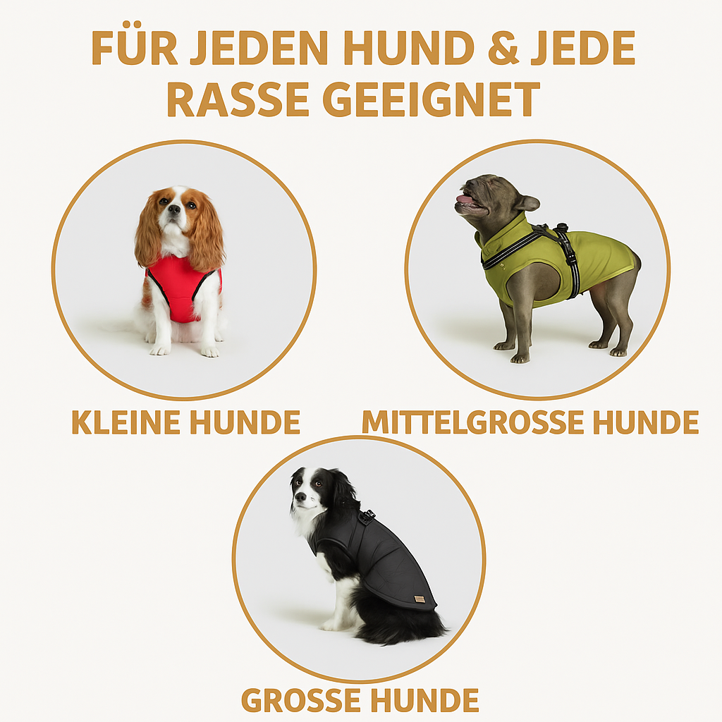 Allwetter-Hundemantel 3-in-1