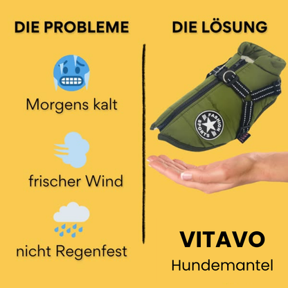 Allwetter-Hundemantel 3-in-1